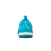 Nike botas de futbol niño multitaco y terreno duro PHANTOM GX II ACADEMY TF AZUL vista trasera