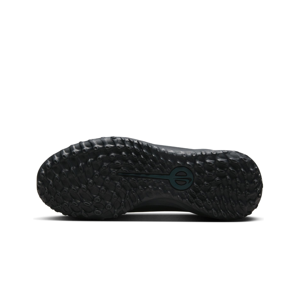 Nike botas de futbol niño multitaco y terreno duro TIEMPO LEGEND 10 CLUB TF INFANTIL NEGRO vista superior