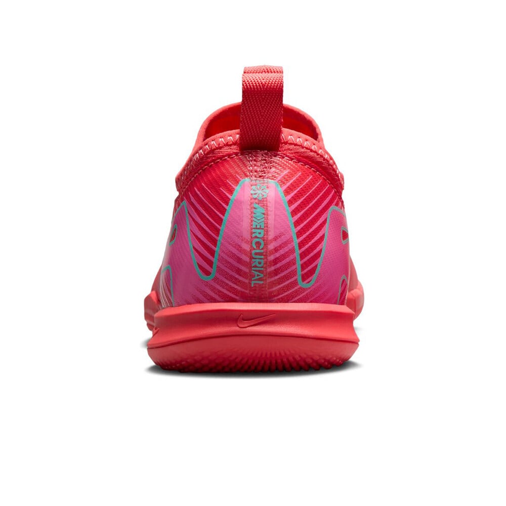 Nike botas fútbol sala niño MERCURIAL VAPOR 16 ACADEMY IC ROJO vista trasera