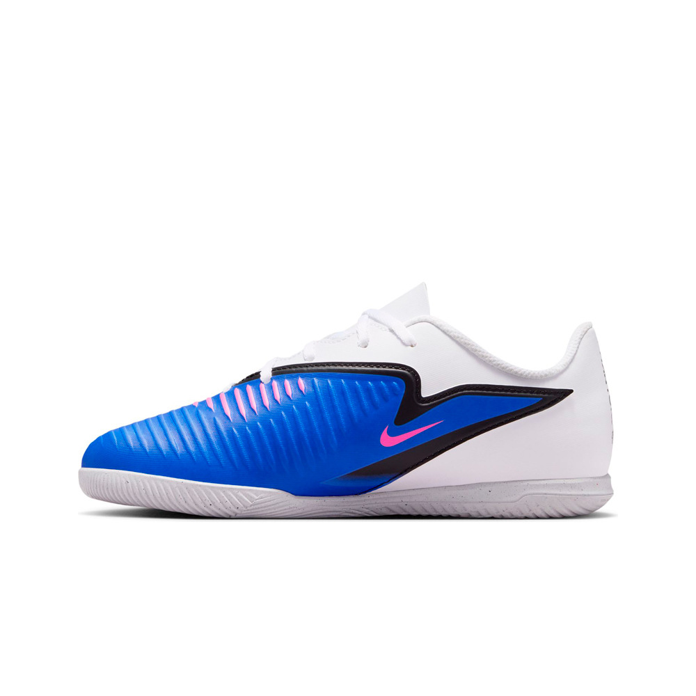 Nike botas fútbol sala niño PHANTOM 6 LOW CLUB IC AZUL puntera