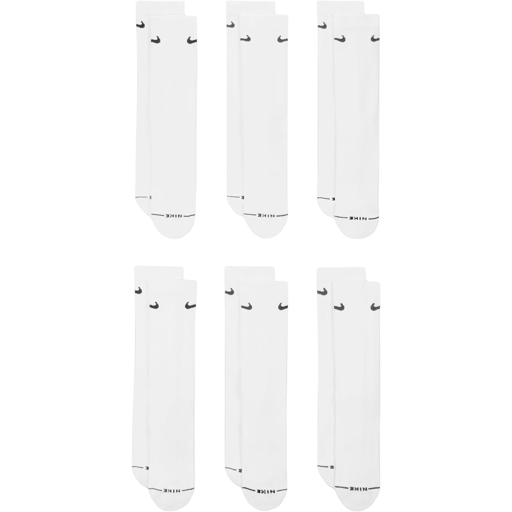 Nike calcetines deportivos EVERY DAY ELEVATED 6P BLANCO 03