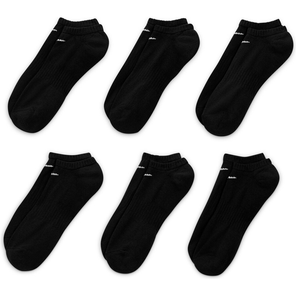 Nike calcetines deportivos EVERYDAY 6P NEGRO 02