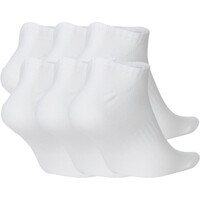 Nike calcetines deportivos EVERYDAY LIGHTWEIGHT 6P BLANCO 01