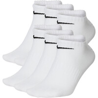 Nike calcetines deportivos EVERYDAY LIGHTWEIGHT 6P BLANCO vista frontal