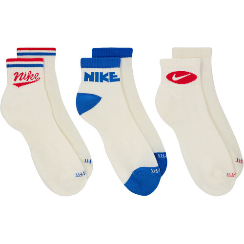 NIKE EVERYDAY PLUS 3P blanco
