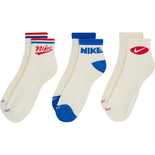 NIKE EVERYDAY PLUS 3P blanco