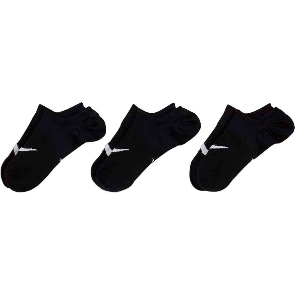 Nike calcetines deportivos EVERYDAY PLUS LIGHTWEIGHT 3P NEGRO 02