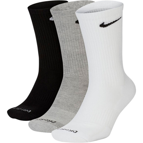 Nike calcetines running EVERYDAY PLUS CUSHION 3P NEGRO