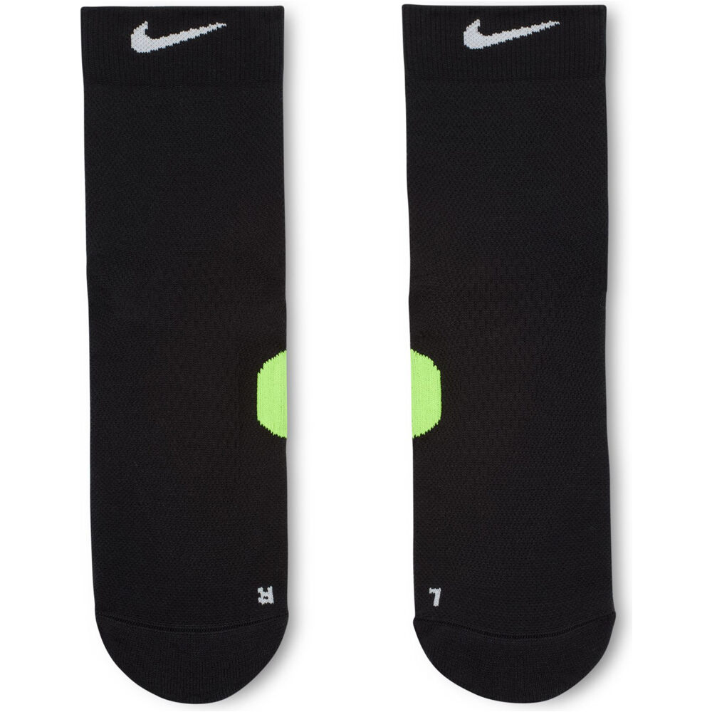 Nike calcetines running FAST MIDWEIGHT 1P NEGRO 01