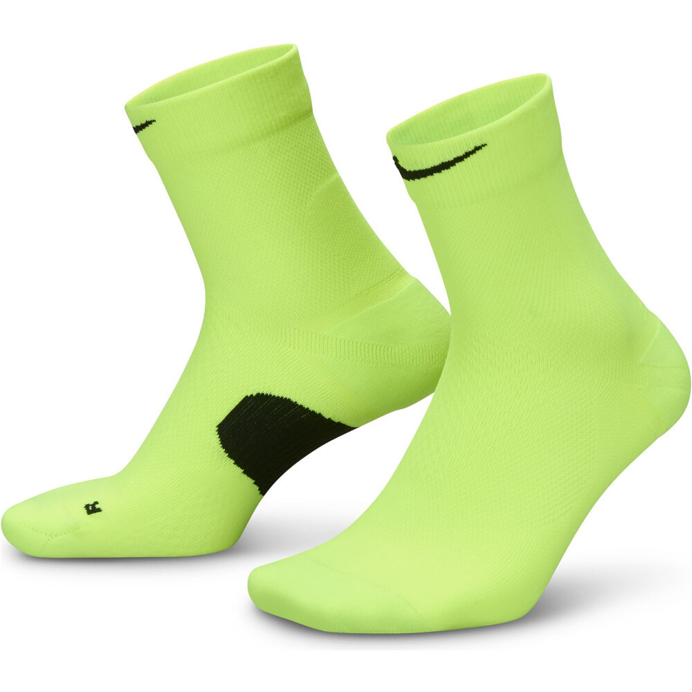 Nike calcetines running RUNNING MIDWEIGTH 1PR MORADO vista frontal