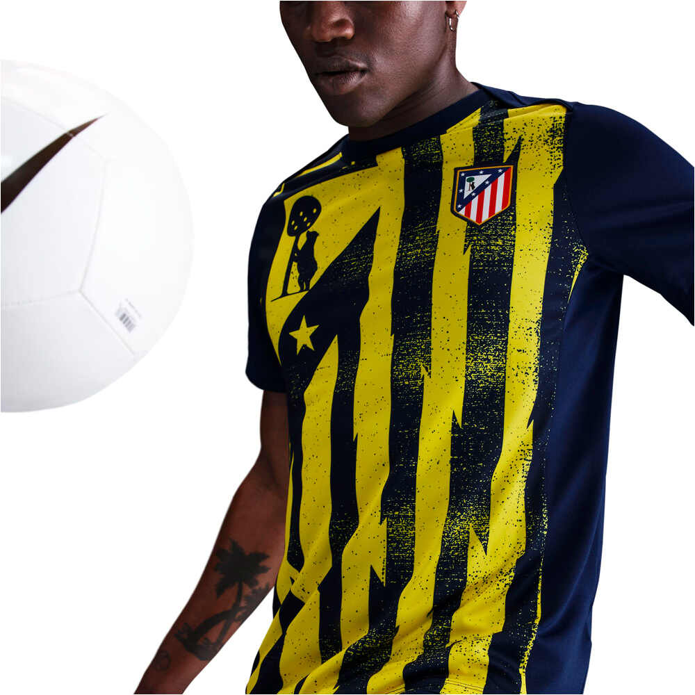 Nike camiseta de fútbol oficiales ATLETICO DE MADRID 25/26 PREMATCH SEGUNDA EQUIPACION  04