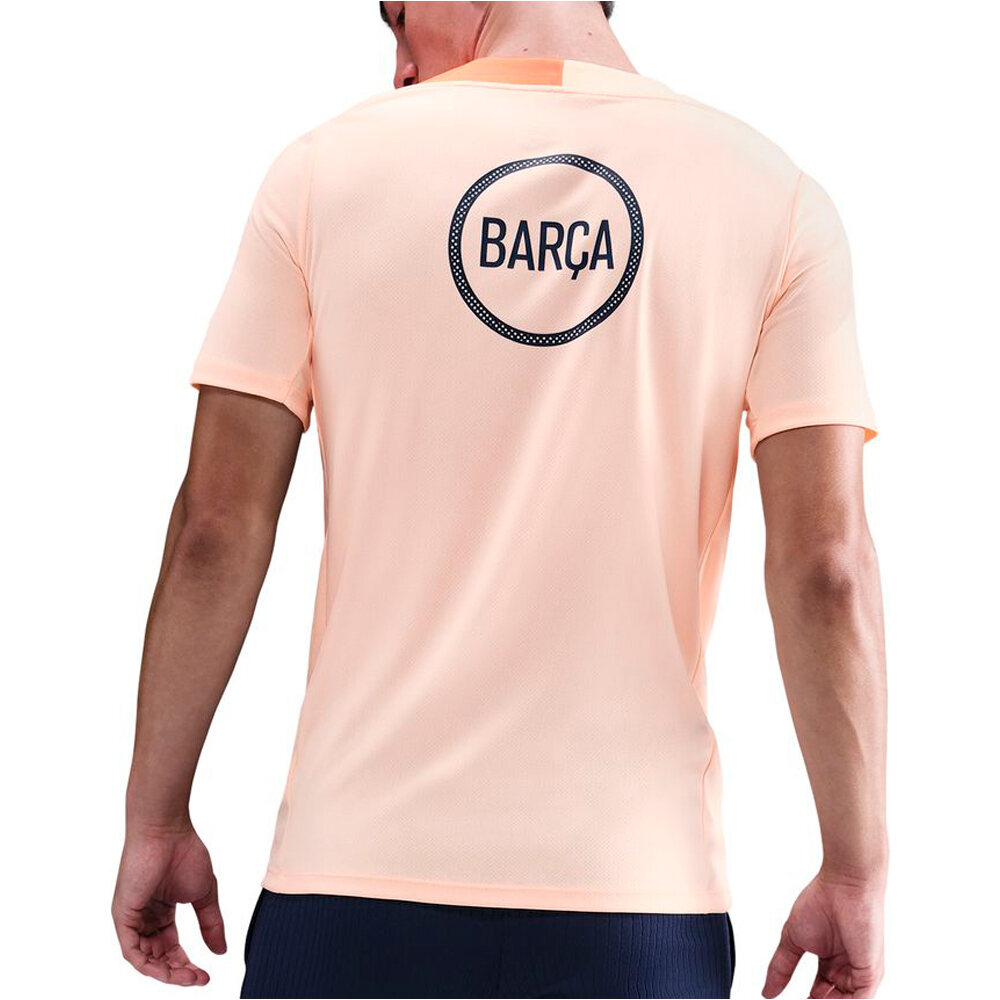 Nike camiseta de fútbol oficiales BARCELONA 25/26 TERCERA EQUIPACION AMARILLO vista trasera