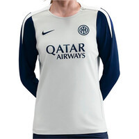 Nike camiseta de fútbol oficiales INTER DE MILAN 25/26 MUJER GRIS vista frontal