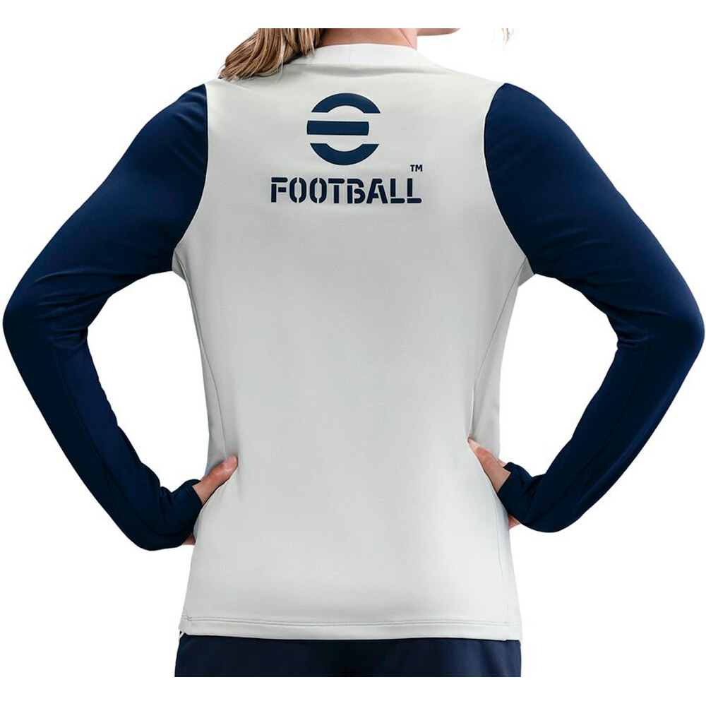 Nike camiseta de fútbol oficiales INTER DE MILAN 25/26 MUJER GRIS vista trasera