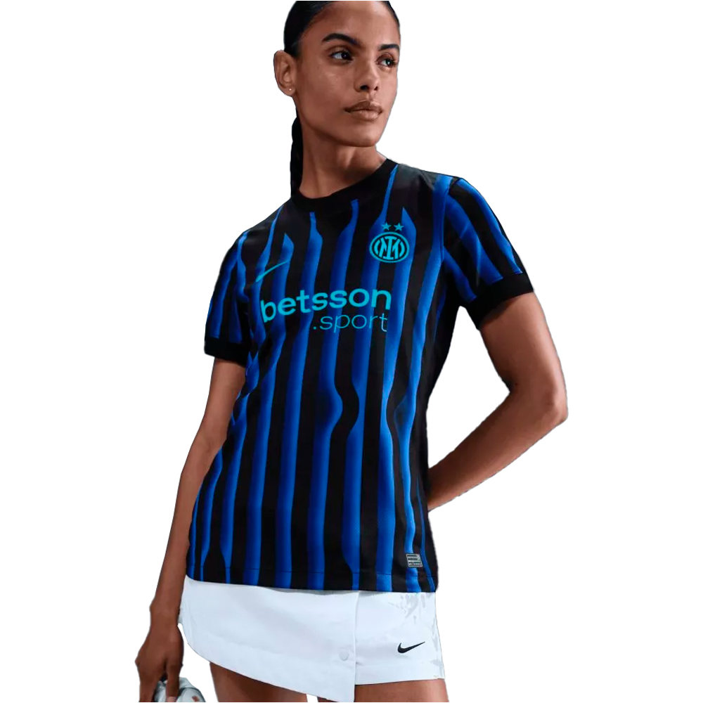 Nike camiseta de fútbol oficiales INTER MILAN 25/26 1ª EQUIPACION AZUL vista detalle
