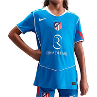 Nike camiseta de fútbol oficiales niño ATLETICO DE MADRID 25/26 TERCERA EQUIPACION AZUL vista frontal