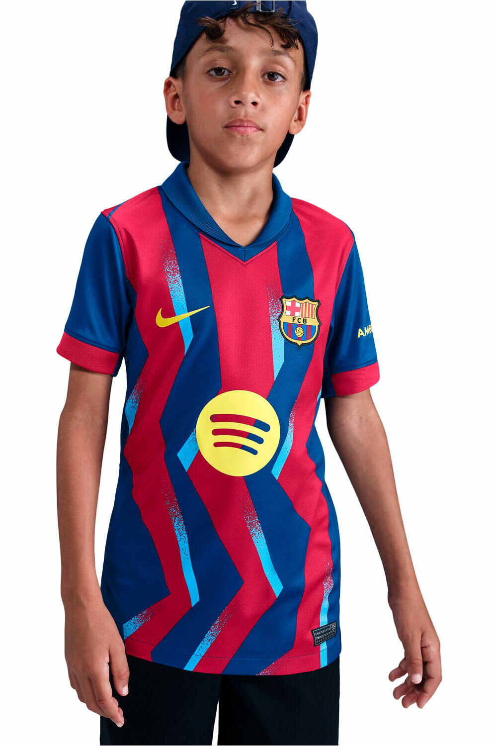 Nike camiseta de fútbol oficiales niño BARCELONA 25/26 CUARTA EQUIPACION  vista detalle
