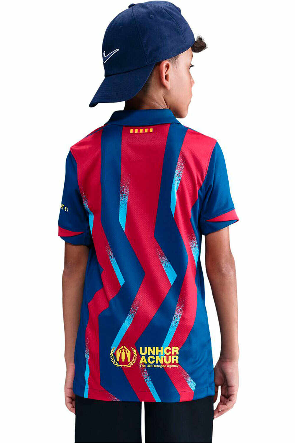 Nike camiseta de fútbol oficiales niño BARCELONA 25/26 CUARTA EQUIPACION  vista trasera