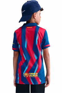 Nike camiseta de fútbol oficiales niño BARCELONA 25/26 CUARTA EQUIPACION  vista trasera