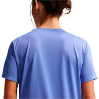 Nike camiseta entrenamiento manga corta mujer DRI-FIT AZUL 03