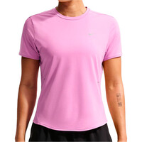 Nike camiseta entrenamiento manga corta mujer DRI-FIT SWIFT ROSA vista frontal