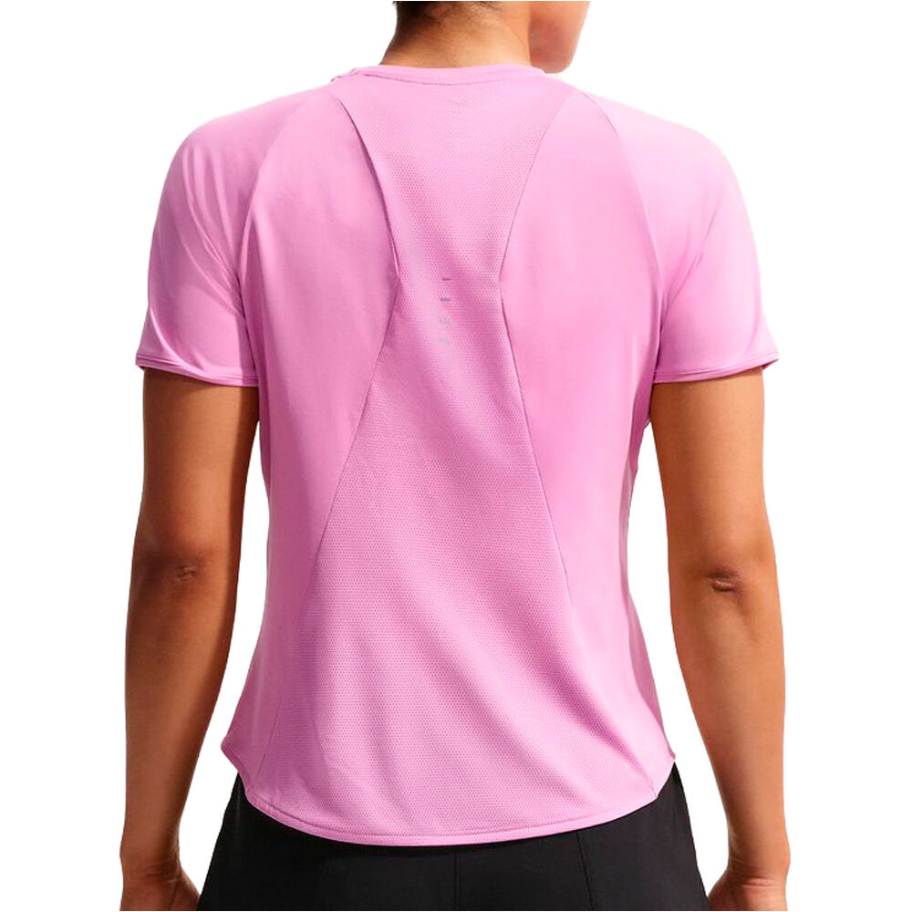 Nike camiseta entrenamiento manga corta mujer DRI-FIT SWIFT ROSA vista trasera