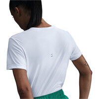 Nike camiseta entrenamiento manga corta mujer DRI-FIT TEMPO BLANCO 03