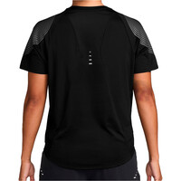Nike camiseta entrenamiento manga corta mujer W NK DF SWIFT FLSH TOP SS STND NEGRO vista trasera