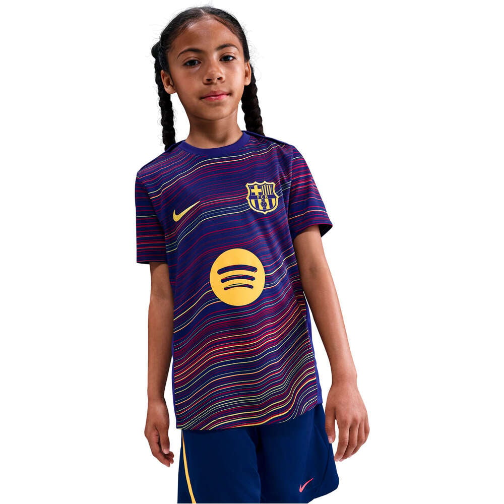 Nike camiseta entrenamiento niño BARCELONA 25/26 PREMATCH  vista detalle