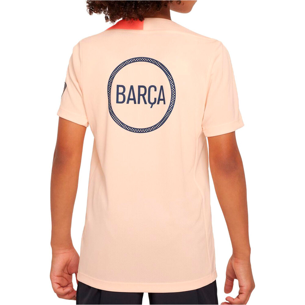 Nike camiseta entrenamiento niño BARCELONA 25/26 TERCERA EQUIPACION  vista trasera
