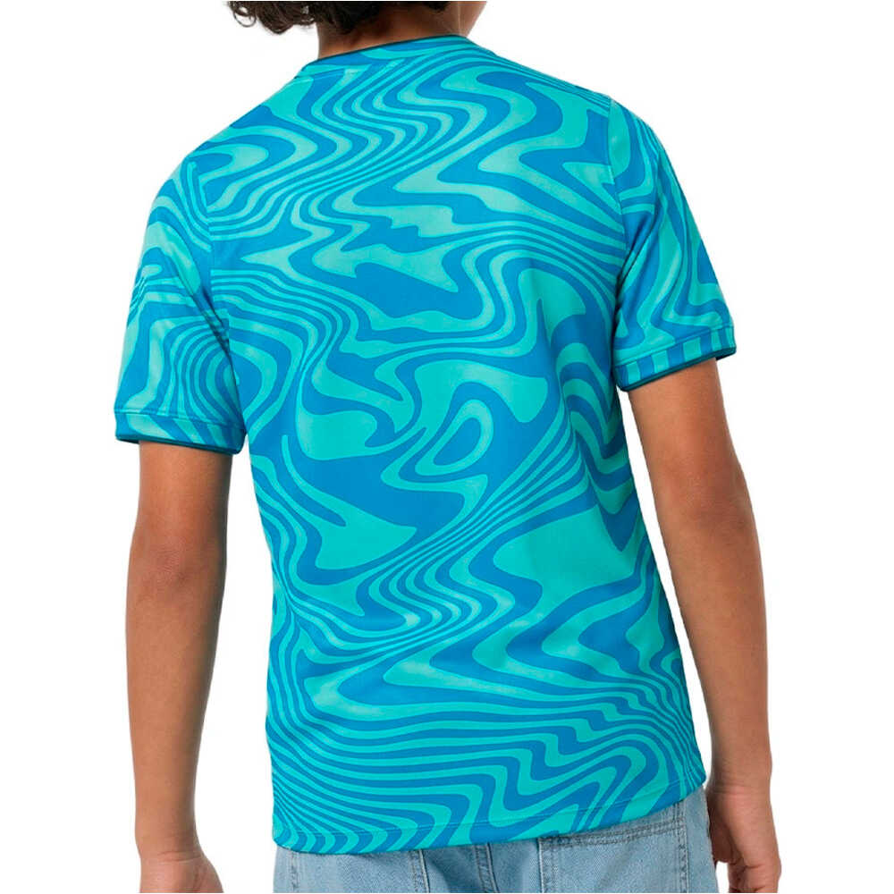 Nike camiseta entrenamiento niño BRASIL MUNDIAL 2026 PREMATCH  vista trasera