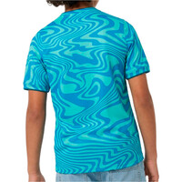 Nike camiseta entrenamiento niño BRASIL MUNDIAL 2026 PREMATCH  vista trasera