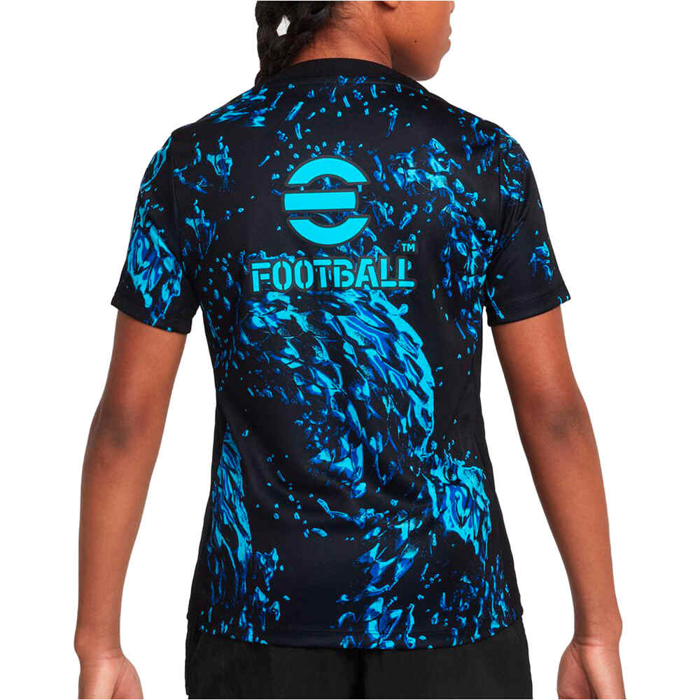 Nike camiseta entrenamiento niño INTER DE MILAN 25/26 PREMATCH ROJO vista trasera