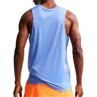 Nike camiseta entrenamiento tirantes hombre DRI-FIT BREATHE MILER AZUL vista trasera