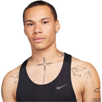 Nike camiseta entrenamiento tirantes hombre DRI-GIT FAST SINGLET NEGRO vista detalle