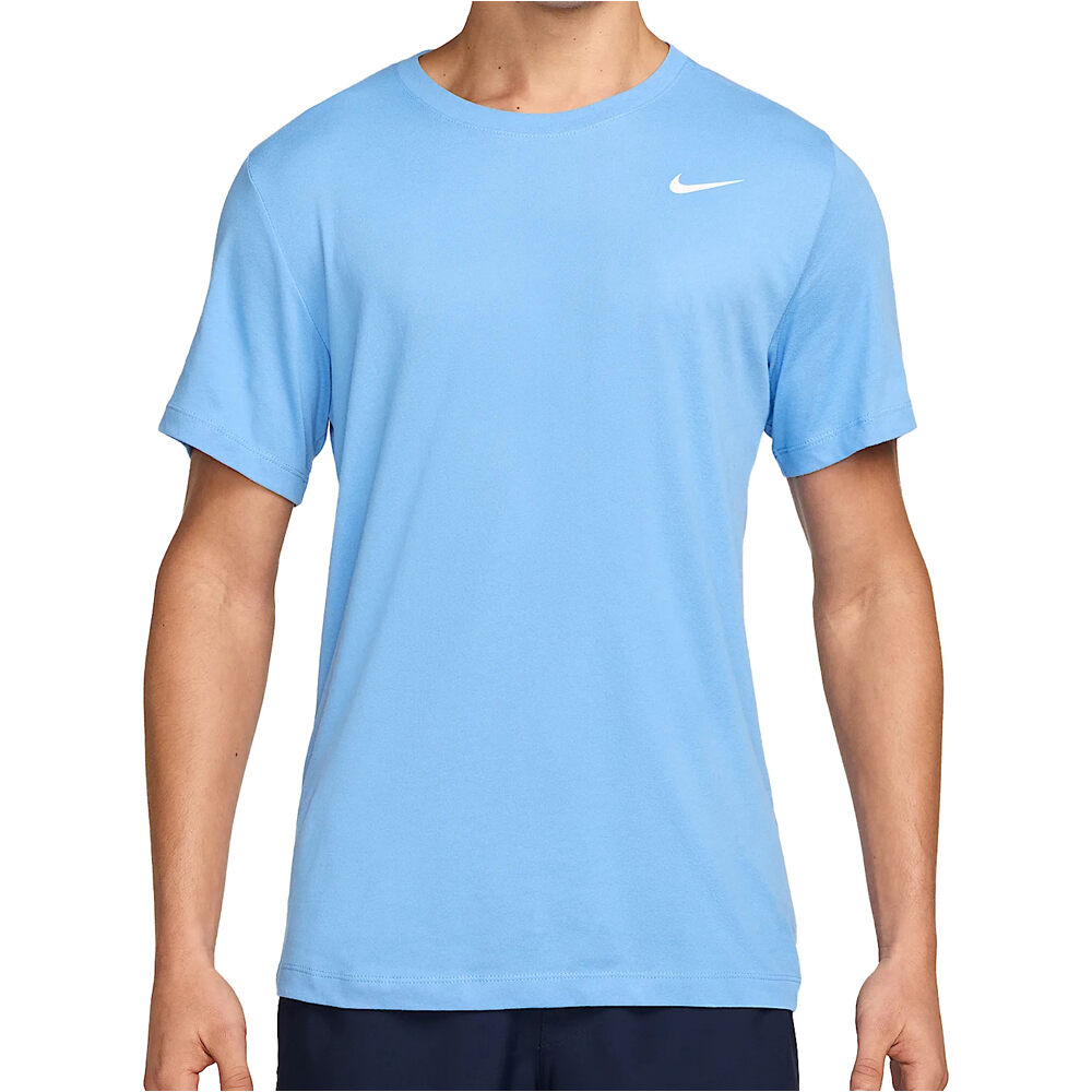 Nike camiseta fitness hombre DRI-FIT DFC AZUL vista frontal