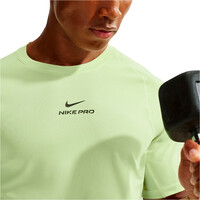Nike camiseta fitness hombre DRI-FIT PRO AMARILLO 04