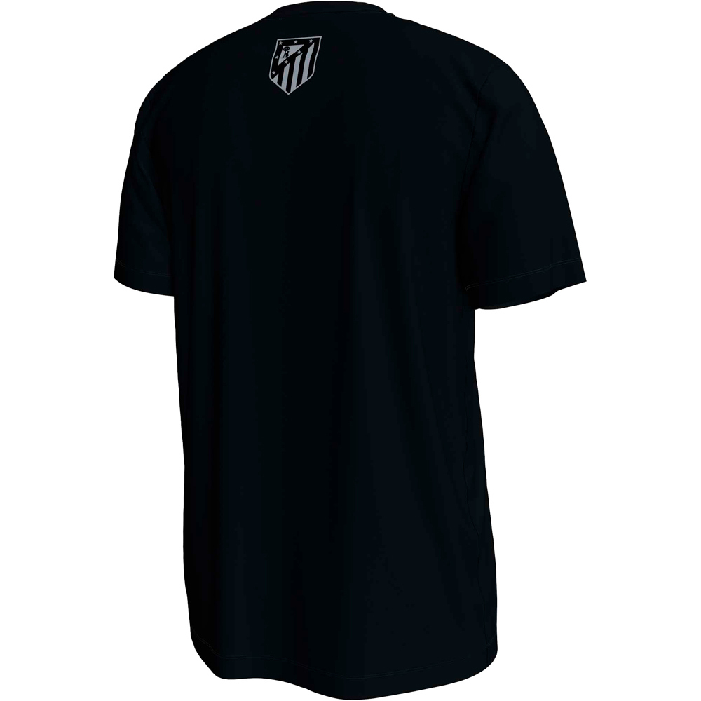 Nike camiseta manga corta hombre ATM M NK SSNL SWOOSH TEE NEGRO vista trasera
