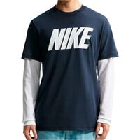 Nike camiseta manga corta hombre CLUB AZUL vista frontal