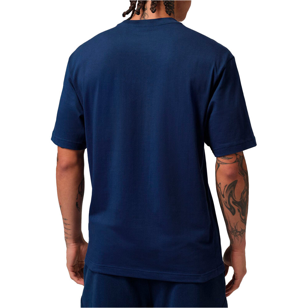 Nike camiseta manga corta hombre JORDAN JUMPMAN AZUL vista trasera