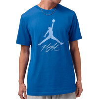 Nike camiseta manga corta hombre JUMPMAN FLIGHT HBR TEE AZUL vista frontal