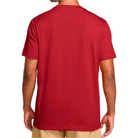 Nike camiseta manga corta hombre M NK CLUB VARSITY SS LIFESTYLE ROJO vista trasera
