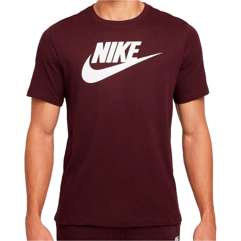 Nike camiseta manga corta hombre _M_M NSW TEE ICON FUTURA ROJO vista frontal
