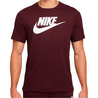 Nike camiseta manga corta hombre _M_M NSW TEE ICON FUTURA ROJO vista frontal