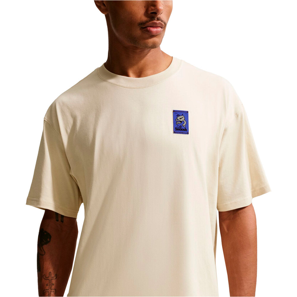 Nike camiseta manga corta hombre SPORTSWEAR CAFE SWOOSH MARRON 03