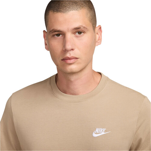 Nike camiseta manga corta hombre SPORTSWEAR CLUB MARRON