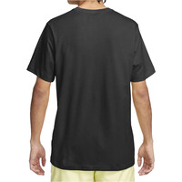 Nike camiseta manga corta hombre SPORTSWEAR CLUB NEGRO vista trasera