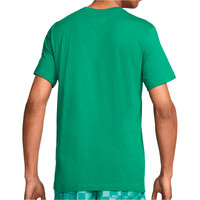 Nike camiseta manga corta hombre SPORTSWEAR ICON FUTURA VERDE vista trasera