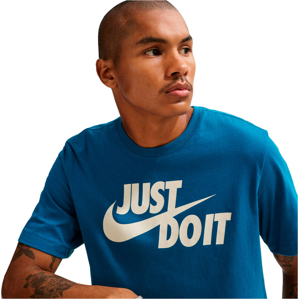 Nike camiseta manga corta hombre SPORTSWEAR JUST DO IT SWOOSH AZUL 04