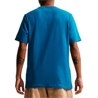 Nike camiseta manga corta hombre SPORTSWEAR JUST DO IT SWOOSH AZUL vista trasera